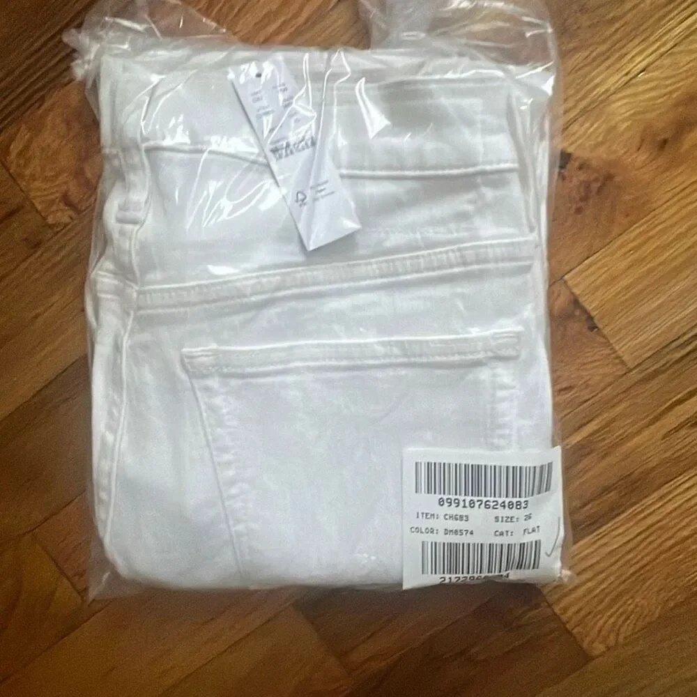 J. Crew Slim Jean in White NWT Size 26